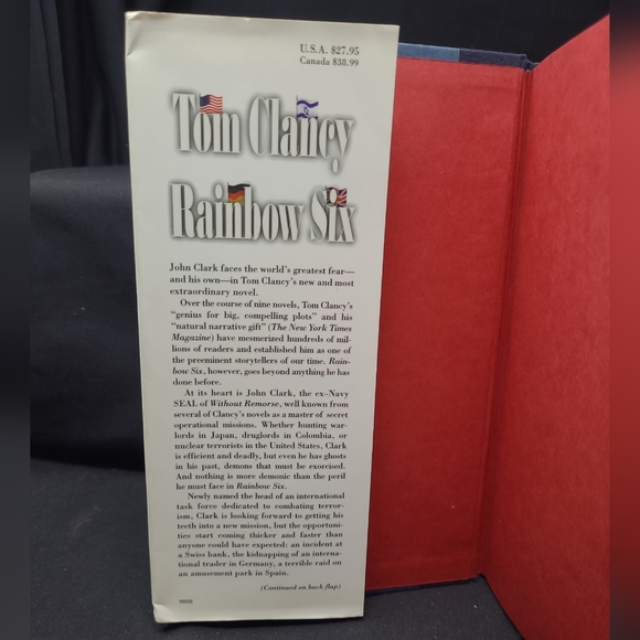 1998 "RAINBOW SIX" TOM CLANCY LIMITED EDITION - Picture 2 of 13